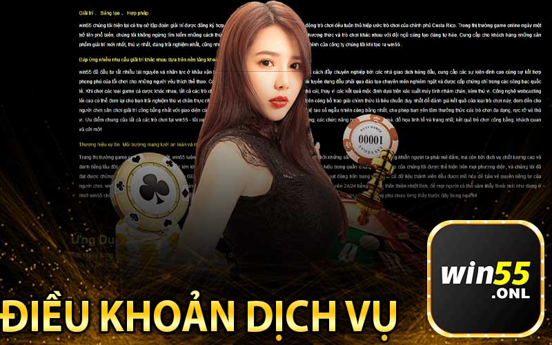 Điều Khoản Dịch Vụ Tại Win55
