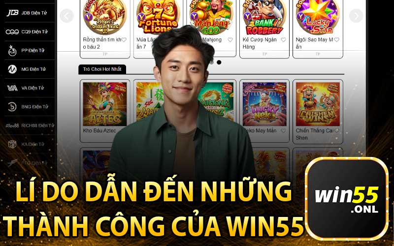 Lí Do Dẫn Đến Những
Thành Công Của Win55